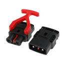 Plug with Red Handle - 80 AMP - Battery Connector