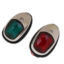 1Pair Marine Boat Yacht LED Lamp DC 12V Stainless Steel IP65 Navigation Lights