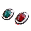 1Pair Marine Boat Yacht LED Lamp DC 12V Stainless Steel IP65 Navigation Lights
