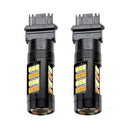 2 Pieces Auto Car 3157 2835 42-SMD LED Turn Signal Light Dual Color White+Amber