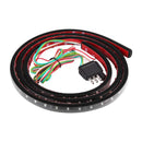 60" Flexible Truck LED Tailgate Light Bar Signal Brake Back Up Reverse Light