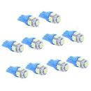 10 Pieces T10-5050-5SMD Ice Blue Festoon Dome Interior Working Reading Lights