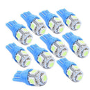 10 Pieces T10-5050-5SMD Ice Blue Festoon Dome Interior Working Reading Lights