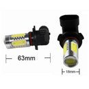 2 Piece White 9005 COB 7.5W LED Headlight Fog Light Daylight Driving Bulbs