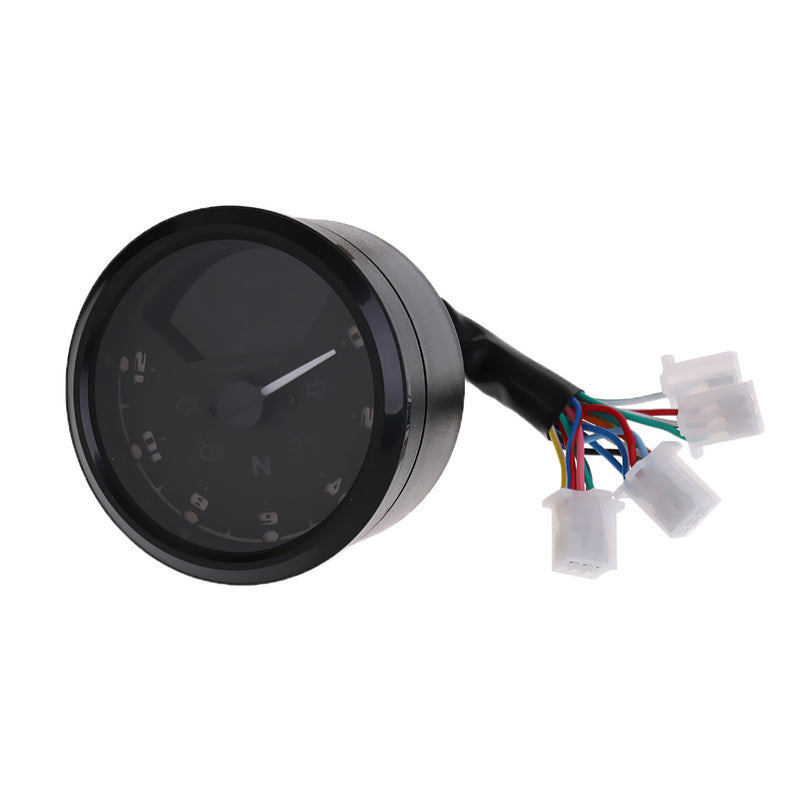 1-4 Cylinders Motorcycle 12000RPM LCD Speedometer&Odometer&Tachometer 90mm