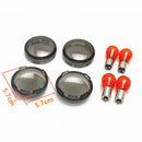 Smoked Turn Signal Lens and Bulb Kit for Harley Sportster Dyna FXR Softail