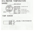 Replacement Car DIA 2.39'' 60mm Red LED Oil Temperature Point Gauge Meter