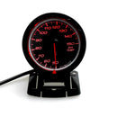 Replacement Car DIA 2.39'' 60mm Red LED Oil Temperature Point Gauge Meter