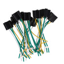 10 Pieces Car Auto DC 12V Volt 40/80A Automotive 4 Pin 4 Wire Relay Sockets