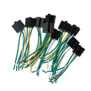 10 Pieces Car Pre Wired 5 Pin Relay Mounting Base Socket Holder 12V 24V 40Amp