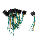10 Pieces Car Pre Wired 5 Pin Relay Mounting Base Socket Holder 12V 24V 40Amp