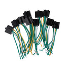 10 Pieces Car Pre Wired 5 Pin Relay Mounting Base Socket Holder 12V 24V 40Amp