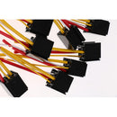 10 Pieces Car Automotive Truck 4 Pin 12V 80 Amp SPDT Relay Harness Socket