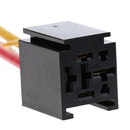 10 Pieces Car Automotive Truck 4 Pin 12V 80 Amp SPDT Relay Harness Socket