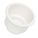 Boat Plastic White Recessed Cup Drink Holder for Marine Yacht Truck RV