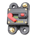 100 Amp Manual Reset Circuit Breaker Switch 12V 24V Car SUV Marine Boat