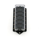 12V-24V Car 6 Way Circuit Standard Blade Fuse Box Holder Distribution Block