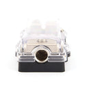 60Amp Fuse Holder 1-HOLE IN 0/4 AWG 2-HOLE OUT 4/8 AWG for Car Boat Audio