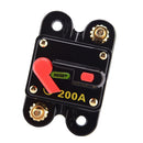 Car Audio Circuit Breaker Reset Fuse 200A For System Protection 12V/24V/36V