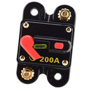Car Audio Circuit Breaker Reset Fuse 200A For System Protection 12V/24V/36V