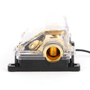 100A 2-Way Car Audio Fuse Holder Power Distribution Block With LED Display