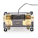 100A 2-Way Car Audio Fuse Holder Power Distribution Block With LED Display