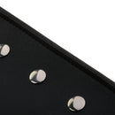 2 Pieces Cube Black PU Leather Side Saddle Plate Stud Design Bag for Harley