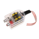 Adjustable RCA Line Convertor Low to High Impedance Amplifier Adaptor for Car Home Audio