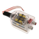 Adjustable RCA Line Convertor Low to High Impedance Amplifier Adaptor for Car Home Audio