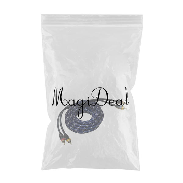 4.5m Car Audio Stereo Amplifier Speaker RCA Interconnect Cable Wire Plug