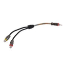 7'' inch RCA Y Splitter 1 Male to Dual Female Audio Adapter Cable Cord Wire