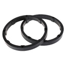 2 Pieces Universal 6.5'' 17cm Car Audio Stereo Speakers Black Spacers Rings
