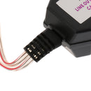Car Stereo Head Unit Speaker Audio Amplifier Hi/Lo RCA Impedance Converter