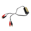 GROUND LOOP ISOLATOR NOISE SUPPRESSOR FILTER KILLER RCA to RCA 20 AMP