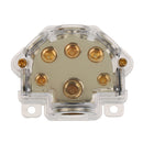 5-Way 0/2/4/8 Ga Car Audio Power Ground Cable Splitter Distribution Block