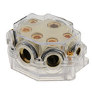 5-Way 0/2/4/8 Ga Car Audio Power Ground Cable Splitter Distribution Block