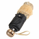 Women Sun Rain Umbrella Compact Lace Three Folding Anti-UV Waterproof Sunshade Umbrellas