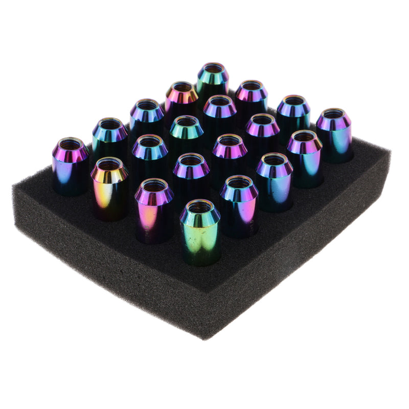 1 Set of 20 Pieces M12x1.5MM Extended Wheel Rim 60mm Aluminum Lug Nuts Color