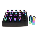 1 Set of 20 Pieces M12x1.5MM Extended Wheel Rim 60mm Aluminum Lug Nuts Color