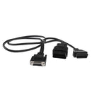 16Pin Da 4mm OBD2 EOBD Breakout Box Tester Pin Out Diagnostic Pinout for MB