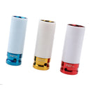 3 Pieces Car Wheel Lug Nut Socket Set 17mm 19mm 21mm 1/2'' Drive