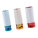 3 Pieces Car Wheel Lug Nut Socket Set 17mm 19mm 21mm 1/2'' Drive