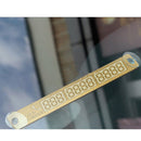 Car SUV Styling Front Rear Windshield Temporary Parking Card Phone Number Card with Sucker
