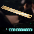 Car SUV Styling Front Rear Windshield Temporary Parking Card Phone Number Card with Sucker