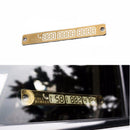 Car SUV Styling Front Rear Windshield Temporary Parking Card Phone Number Card with Sucker