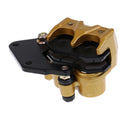 New Rear Twirling Disc Brake Pump Assembly Caliper Fit For 110cc Motorcycle-Gold