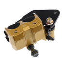 New Rear Twirling Disc Brake Pump Assembly Caliper Fit For 110cc Motorcycle-Gold