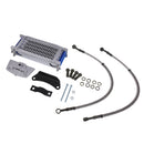Sliver Oil Engine Cooler Kit Cooling System Radiator For 125 140cc Motorcycle Pit Bike