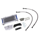 Sliver Oil Engine Cooler Kit Cooling System Radiator For 125 140cc Motorcycle Pit Bike