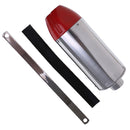 28mm/1.1 Inch Silver Tone Stainless Steel Motorcycle Exhaust Muffler Tip 250mm x 90mm